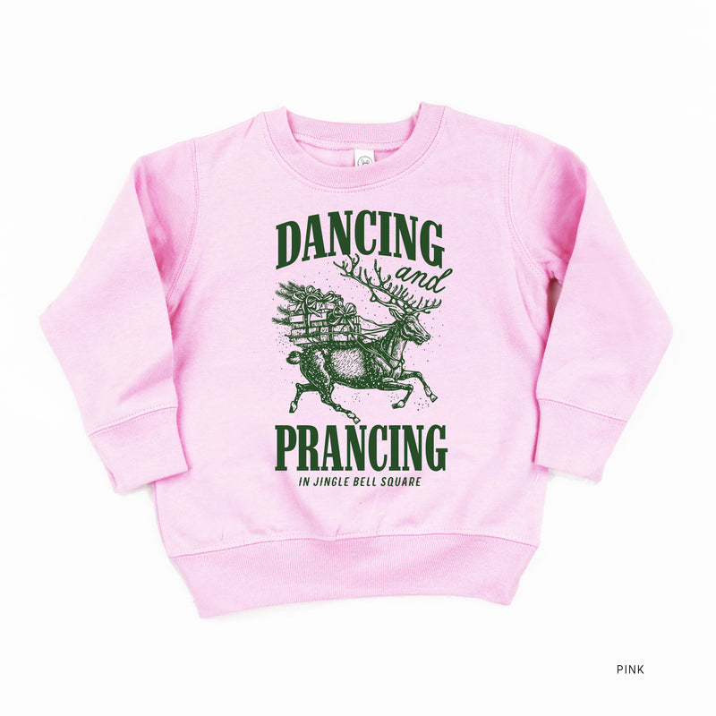 Dancing and Prancing in Jingle Bell Square - Child Sweater