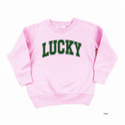 Lucky - Varsity Outline - Child Sweater Little Mama Shirt Shop