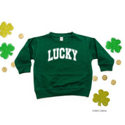 Lucky - Varsity Outline - Child Sweater Little Mama Shirt Shop
