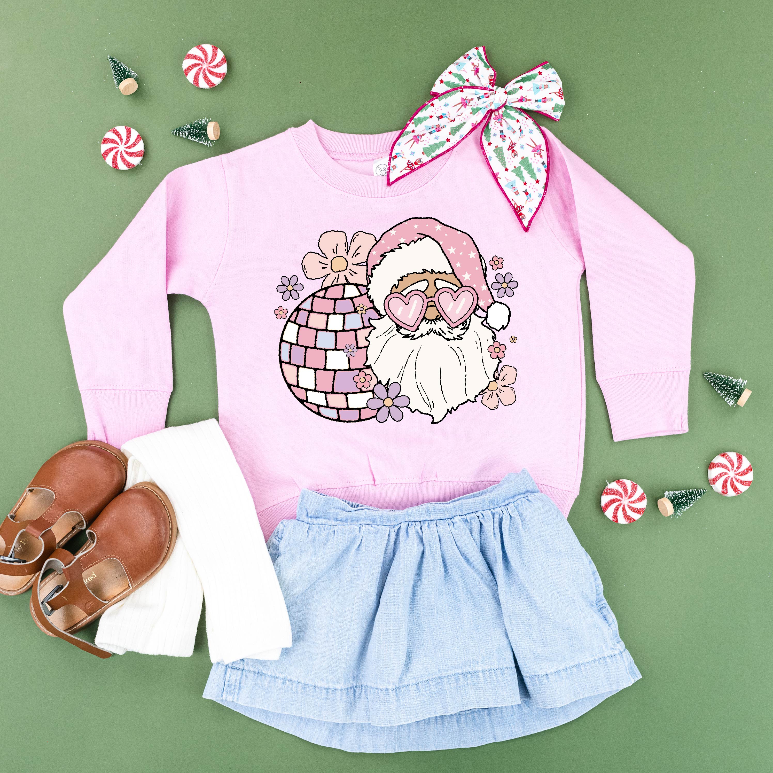 Disco Santa - Child Sweater Little Mama Shirt Shop