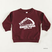 A Lovely Cheese Pizza Just For Me - Child Sweater Little Mama Shirt Shop