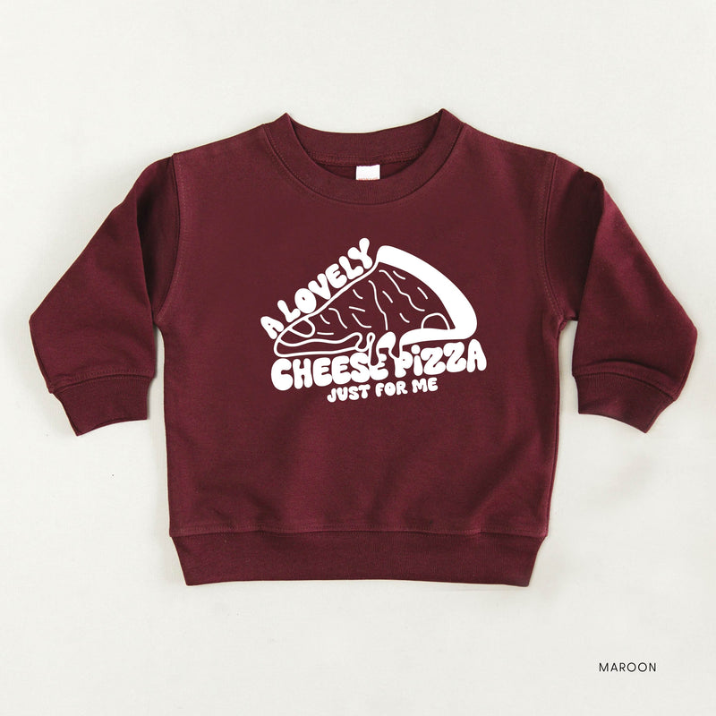 A Lovely Cheese Pizza Just For Me - Child Sweater