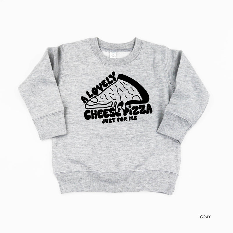 A Lovely Cheese Pizza Just For Me - Child Sweater