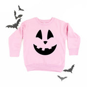 Happy Jack-o'-lantern Face - Child Sweater Little Mama Shirt Shop