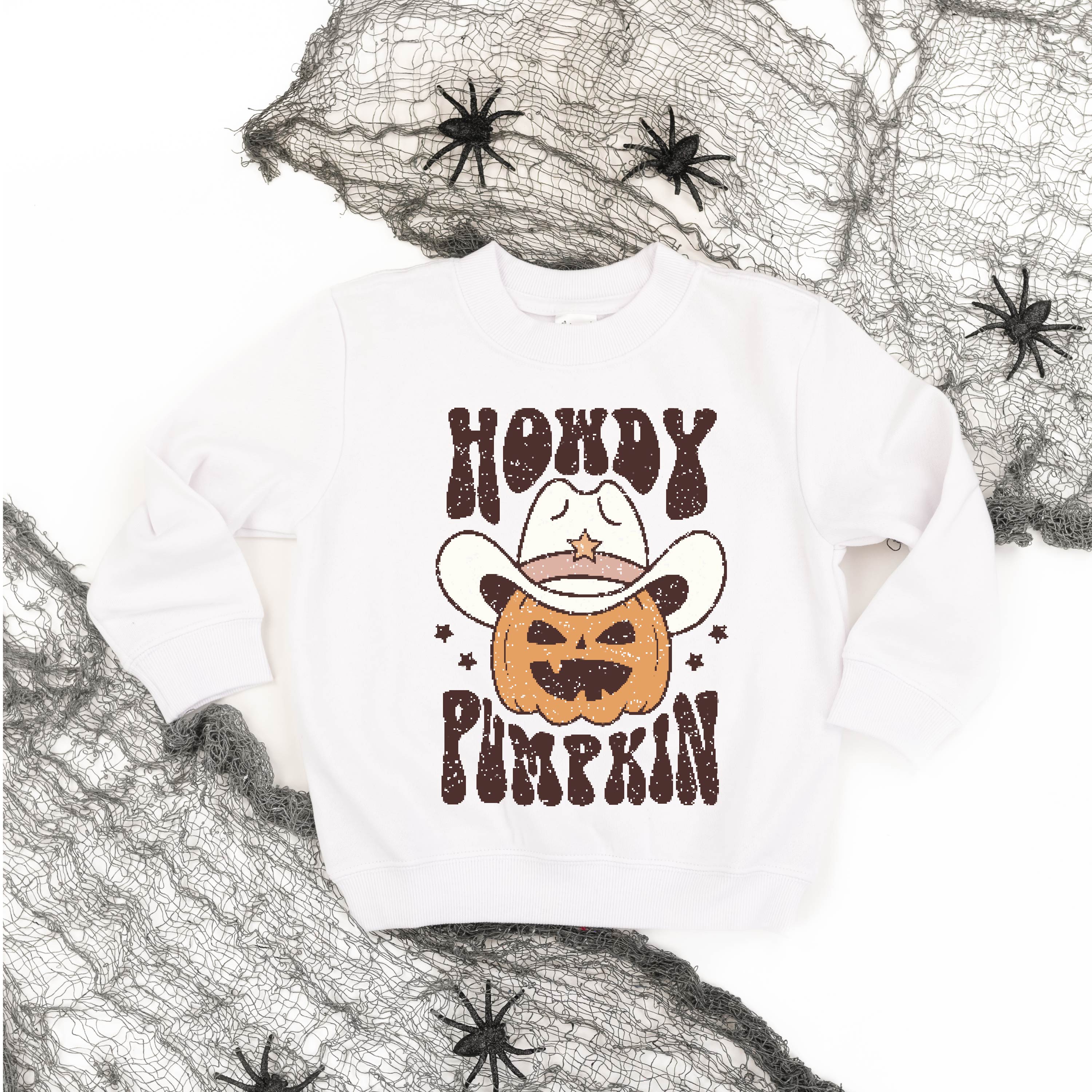 Howdy Pumpkin - Child Sweater Little Mama Shirt Shop