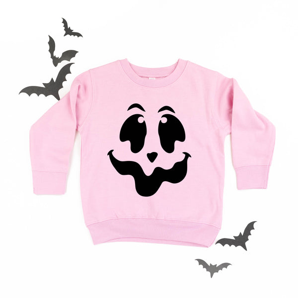 Spooky Jack-o'-lantern Face - Child Sweater