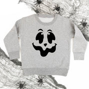 Spooky Jack-o'-lantern Face - Child Sweater Little Mama Shirt Shop