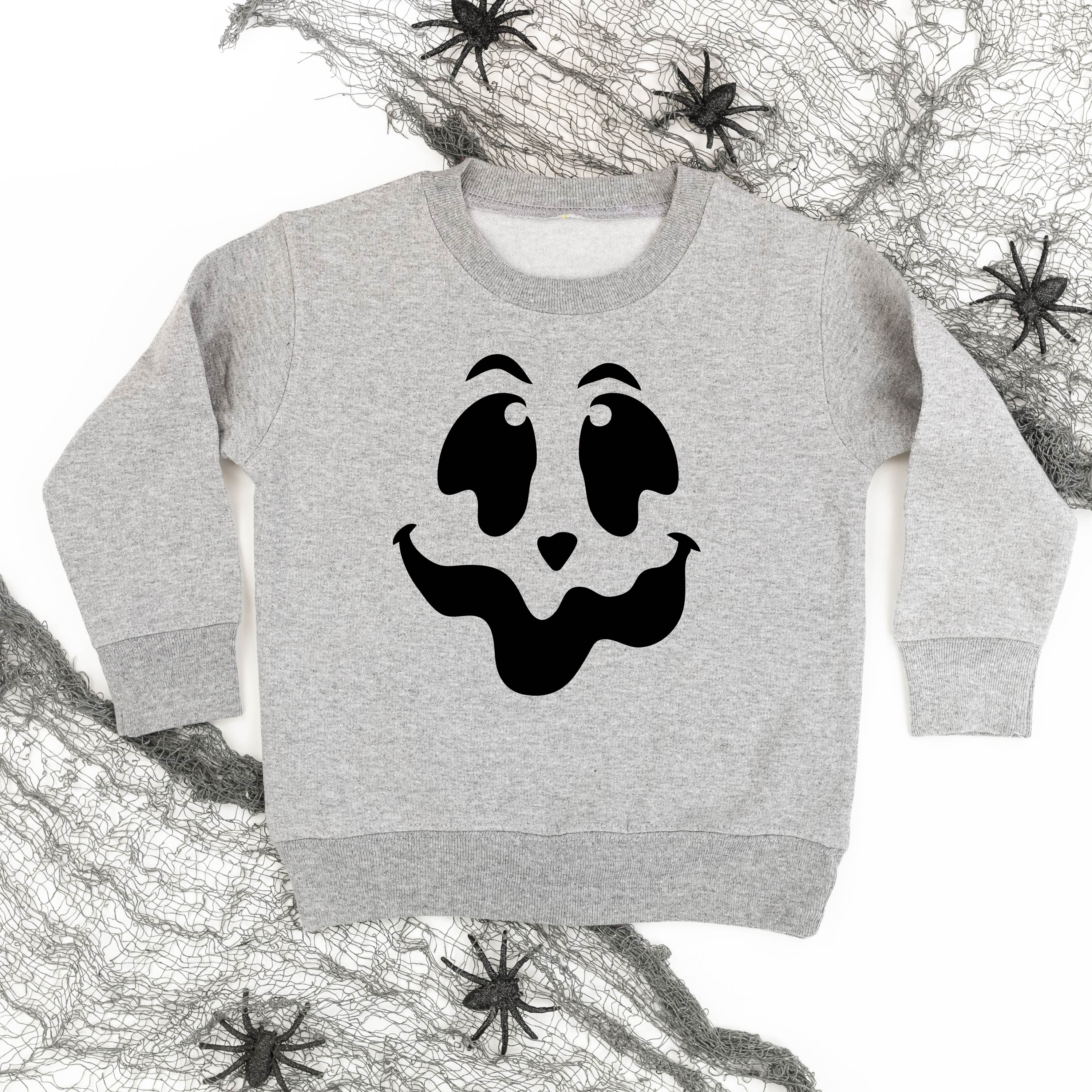 Spooky Jack-o'-lantern Face - Child Sweater Little Mama Shirt Shop