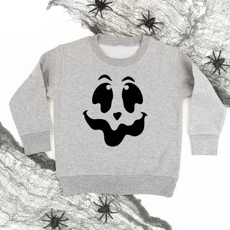 Spooky Jack-o'-lantern Face - Child Sweater