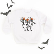 Pumpkin Head Dancing Skellies - Child Sweater Little Mama Shirt Shop
