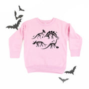 Four Dinosaur Skeletons - Child Sweater Little Mama Shirt Shop