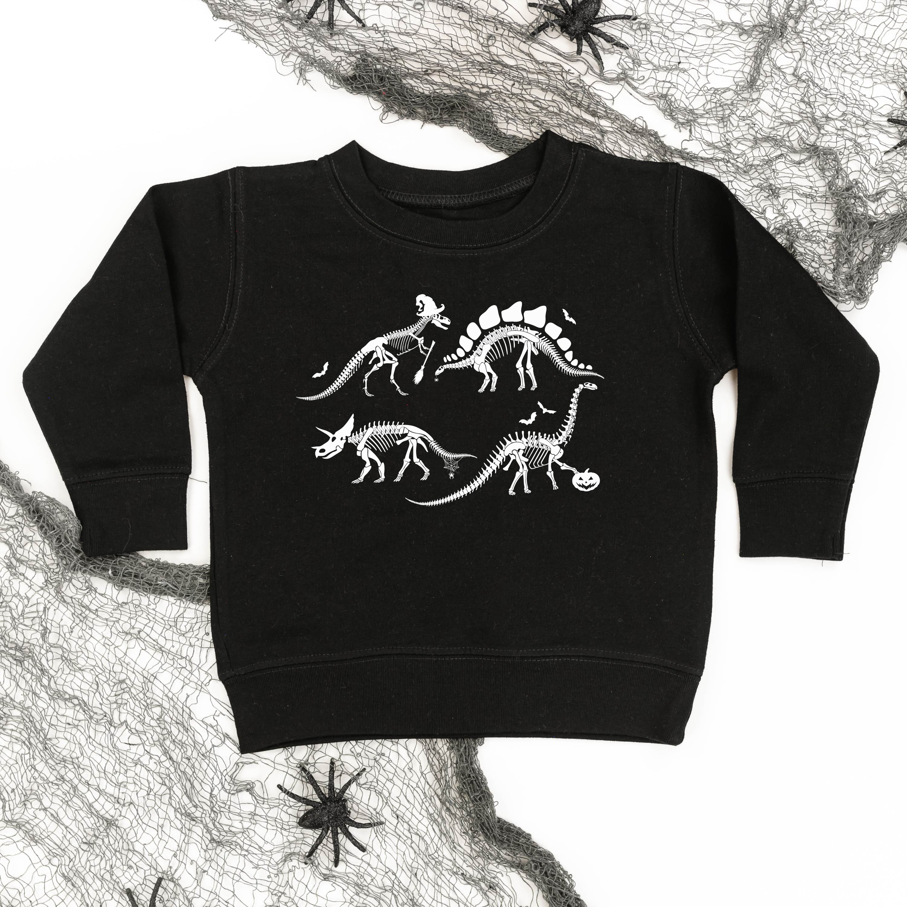 Four Dinosaur Skeletons - Child Sweater Little Mama Shirt Shop