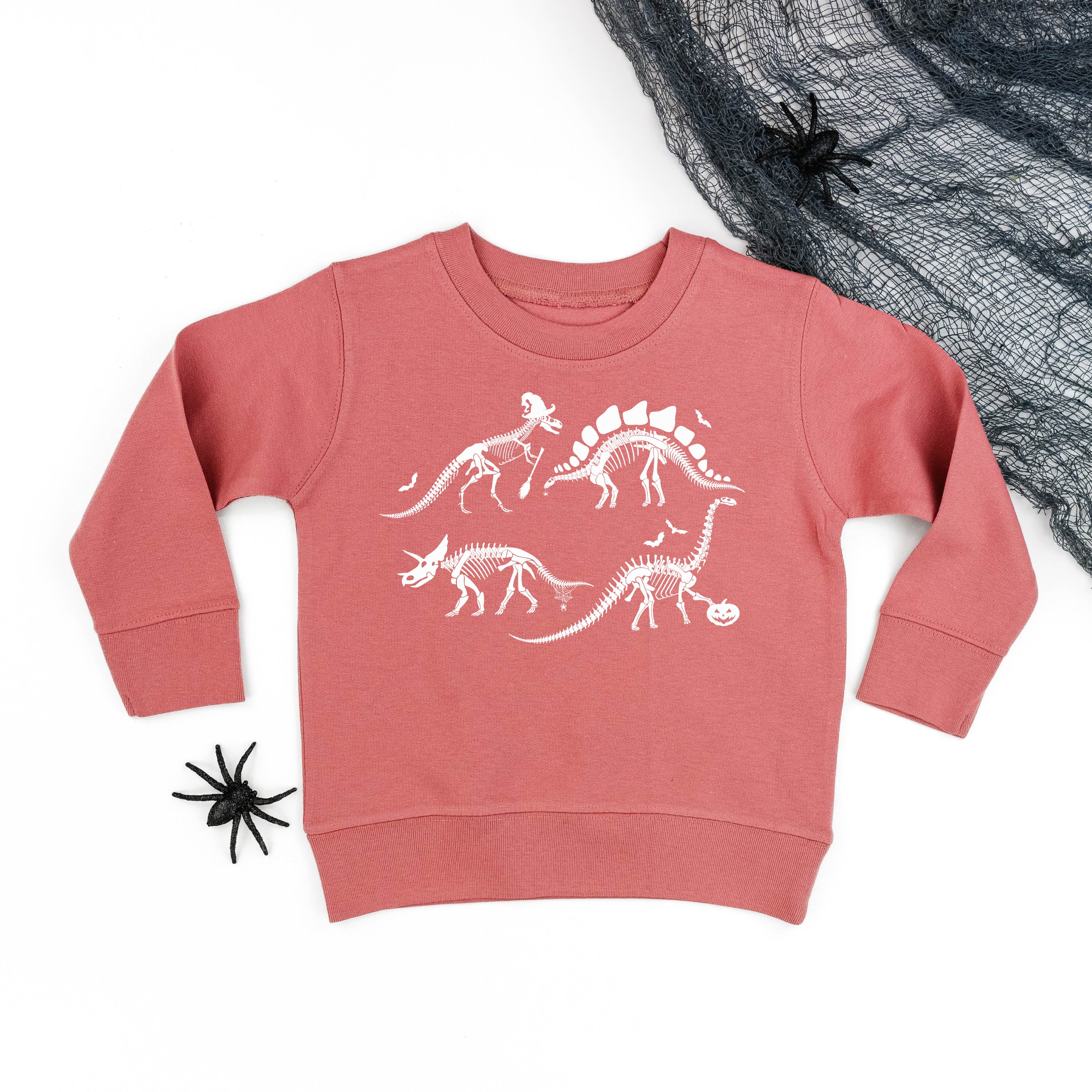Four Dinosaur Skeletons - Child Sweater Little Mama Shirt Shop
