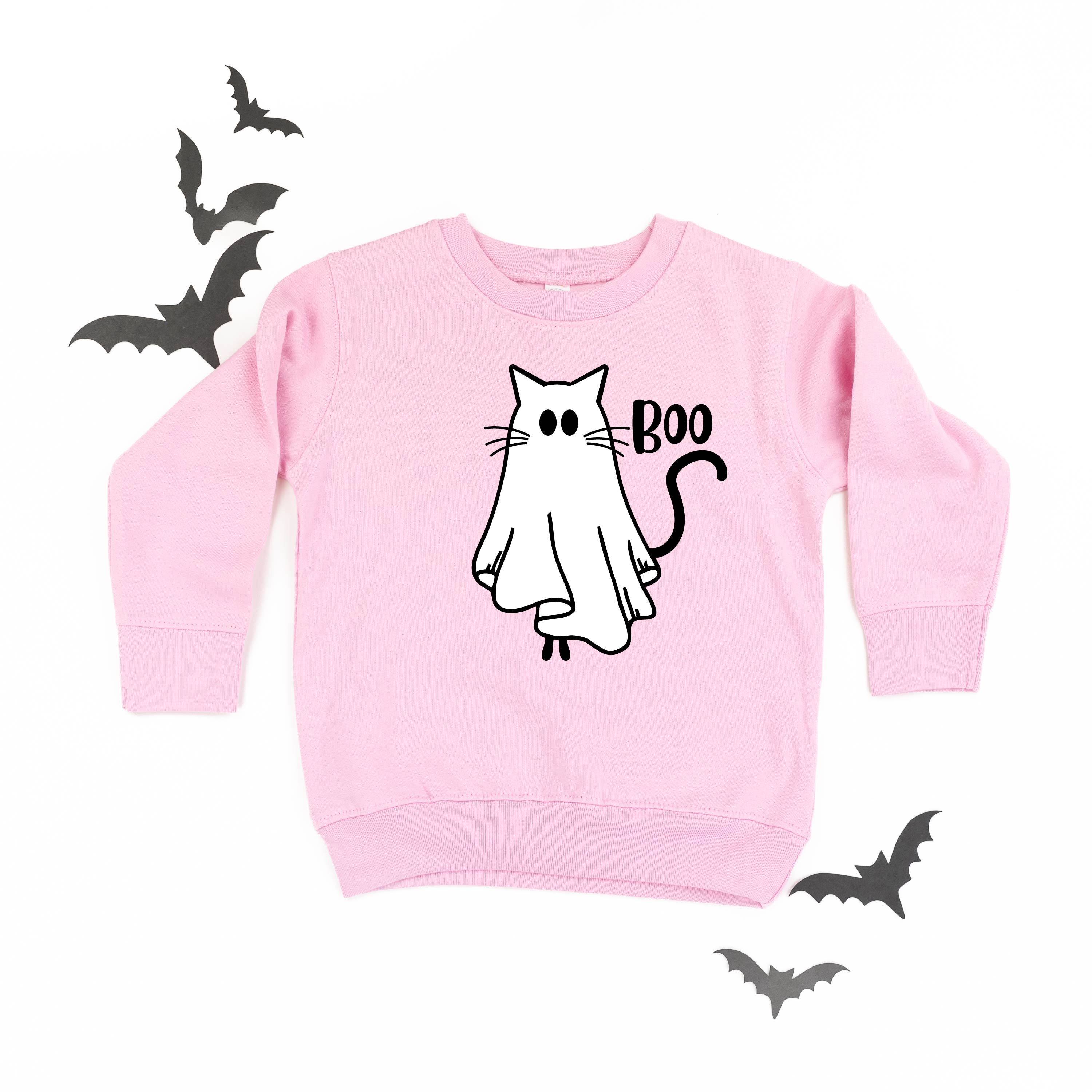 Ghost Kitty - Child Sweater Little Mama Shirt Shop