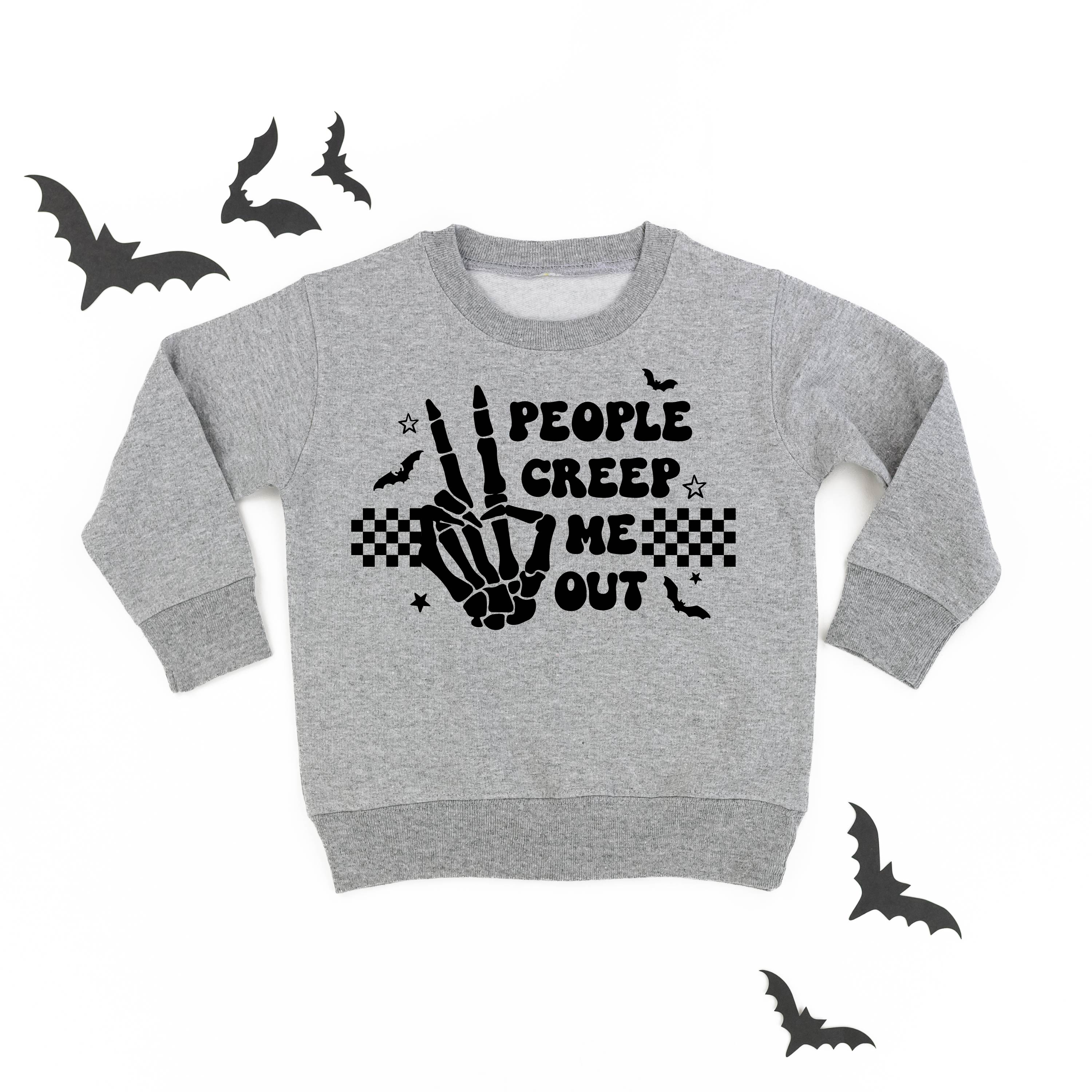 People Creep Me Out - Child Sweater Little Mama Shirt Shop