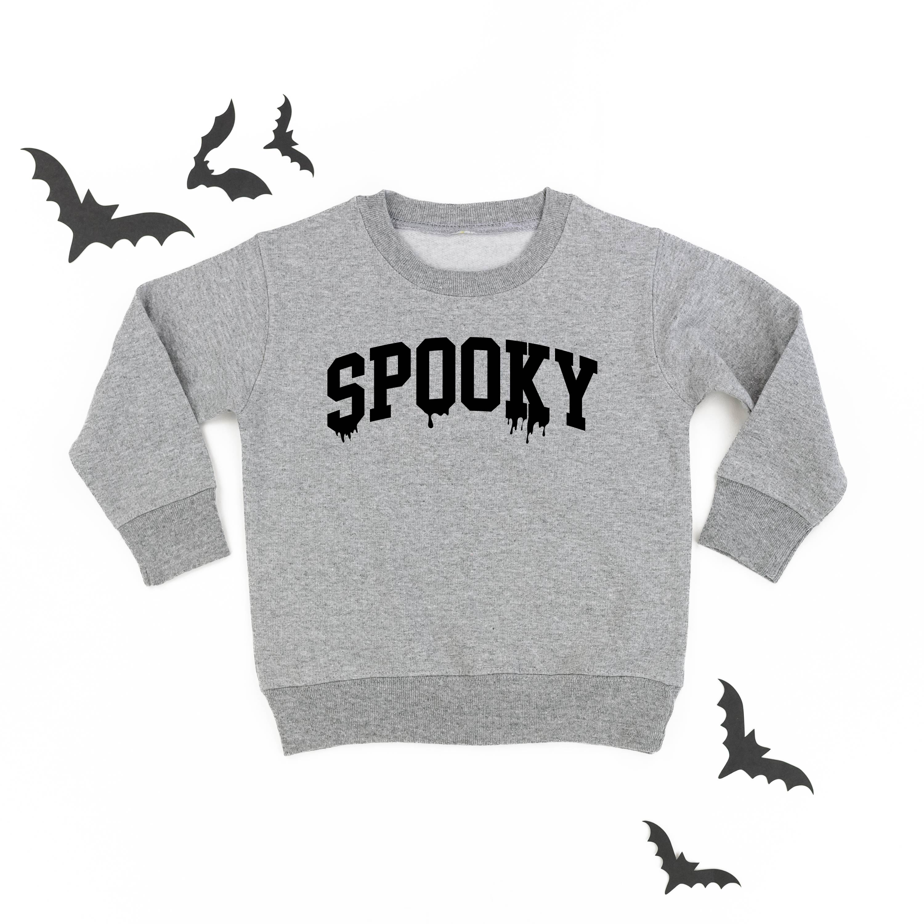 SPOOKY (Dripping) - Child Sweater Little Mama Shirt Shop