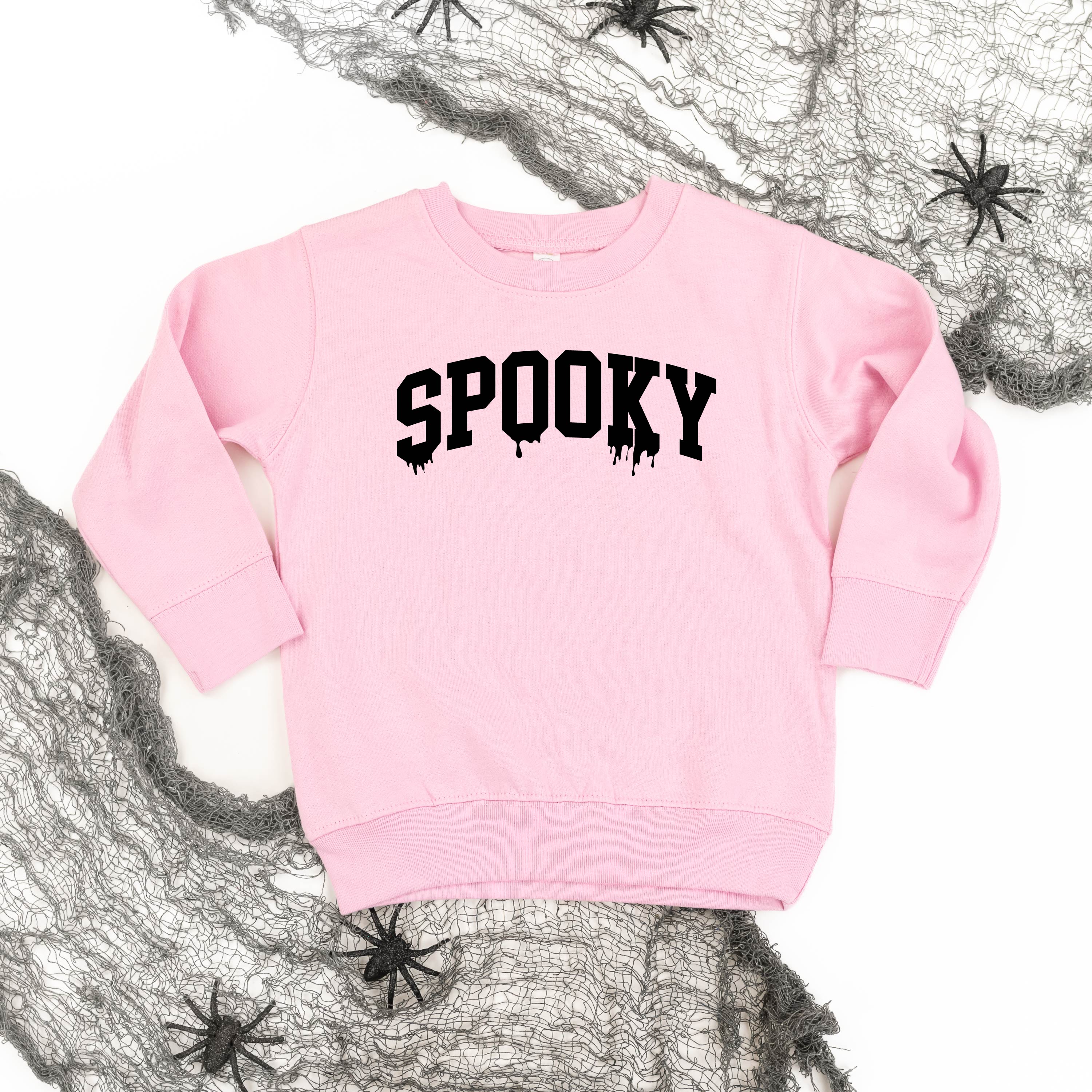 SPOOKY (Dripping) - Child Sweater Little Mama Shirt Shop