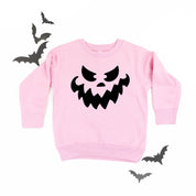 Scary Jack-o'-lantern Face - Child Sweater Little Mama Shirt Shop