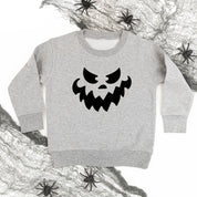 Scary Jack-o'-lantern Face - Child Sweater Little Mama Shirt Shop