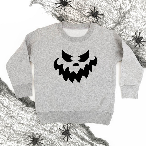 Scary Jack-o'-lantern Face - Child Sweater