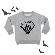Stay Spooky Skelly Hand - Child Sweater Little Mama Shirt Shop