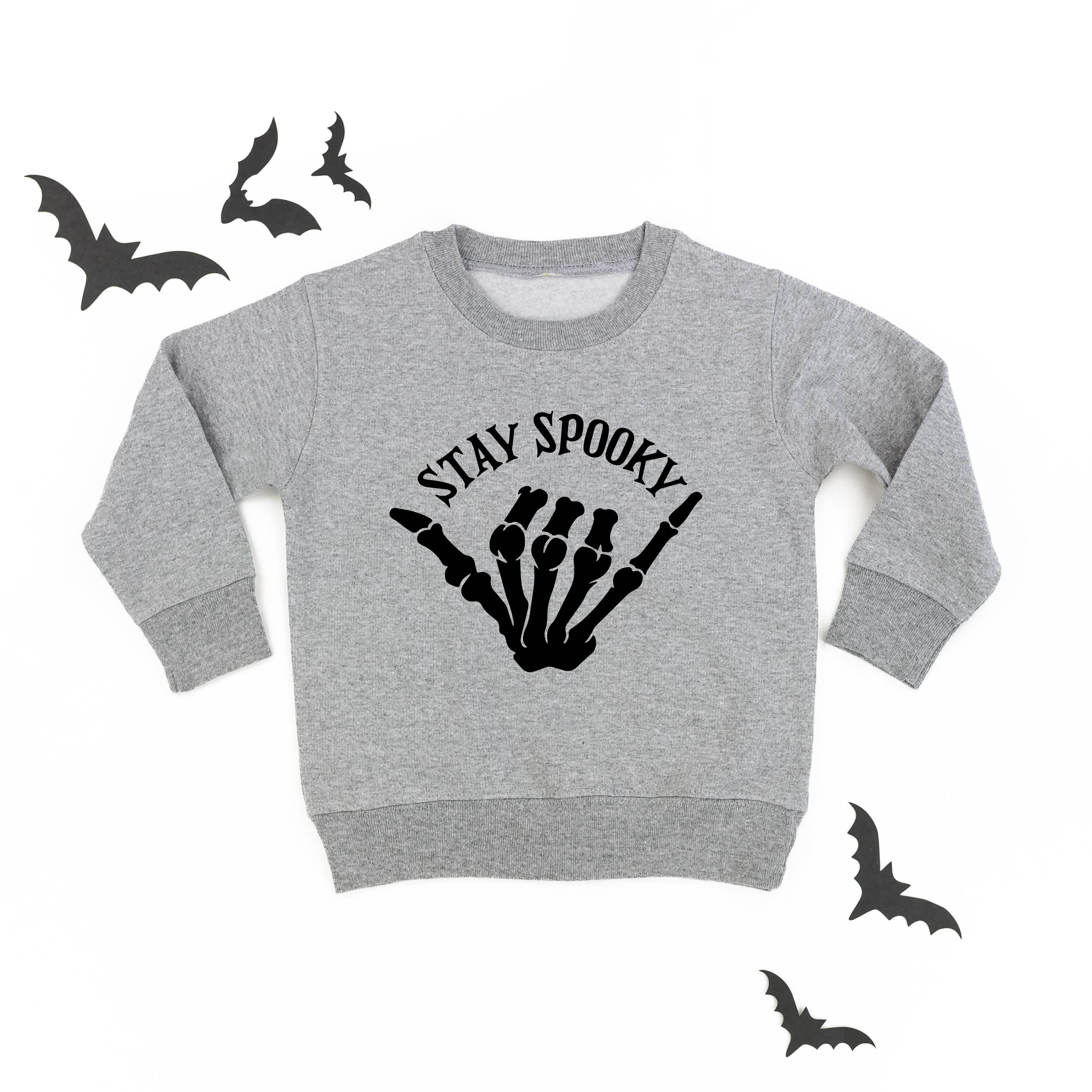Stay Spooky Skelly Hand - Child Sweater Little Mama Shirt Shop