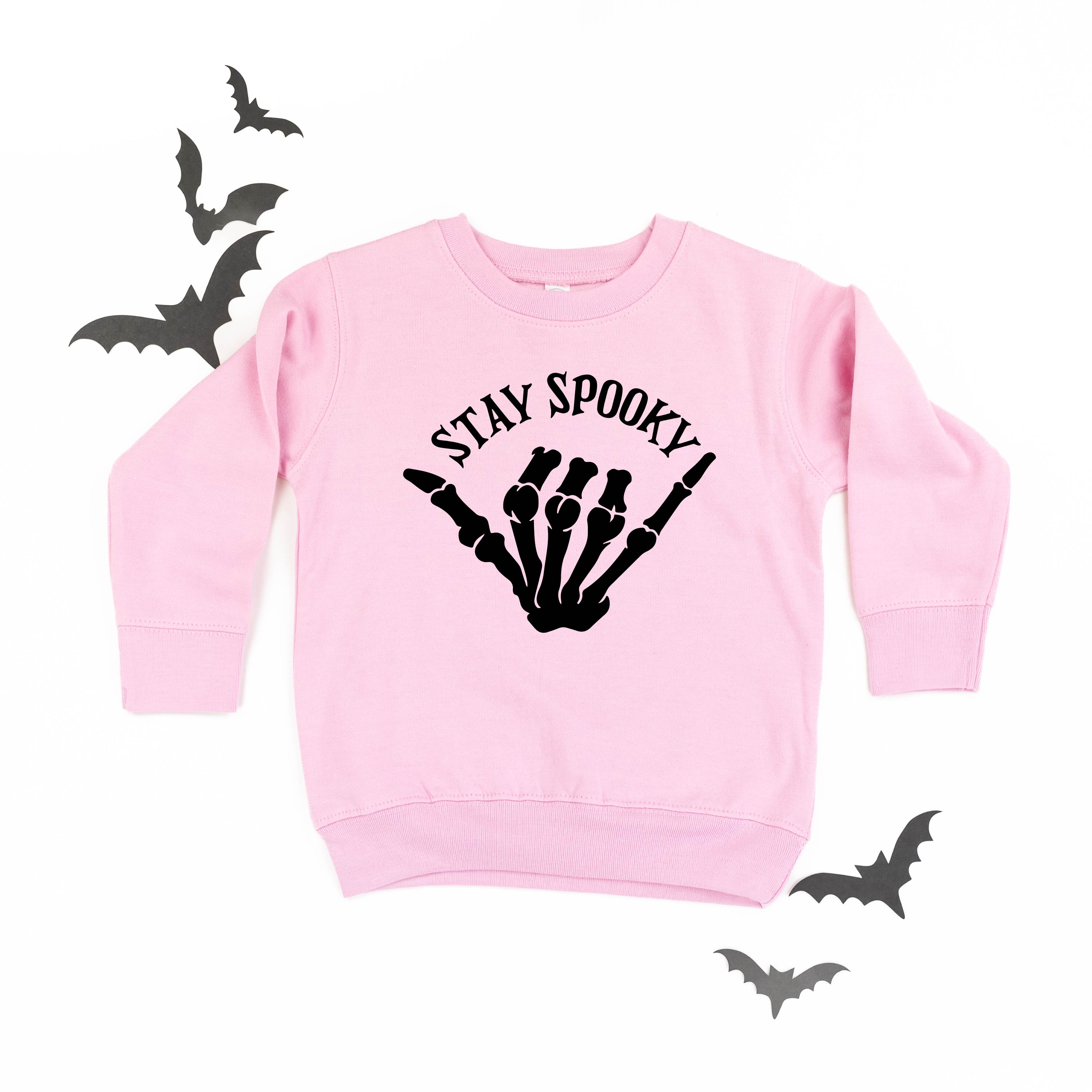 Stay Spooky Skelly Hand - Child Sweater Little Mama Shirt Shop