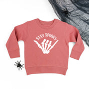 Stay Spooky Skelly Hand - Child Sweater Little Mama Shirt Shop