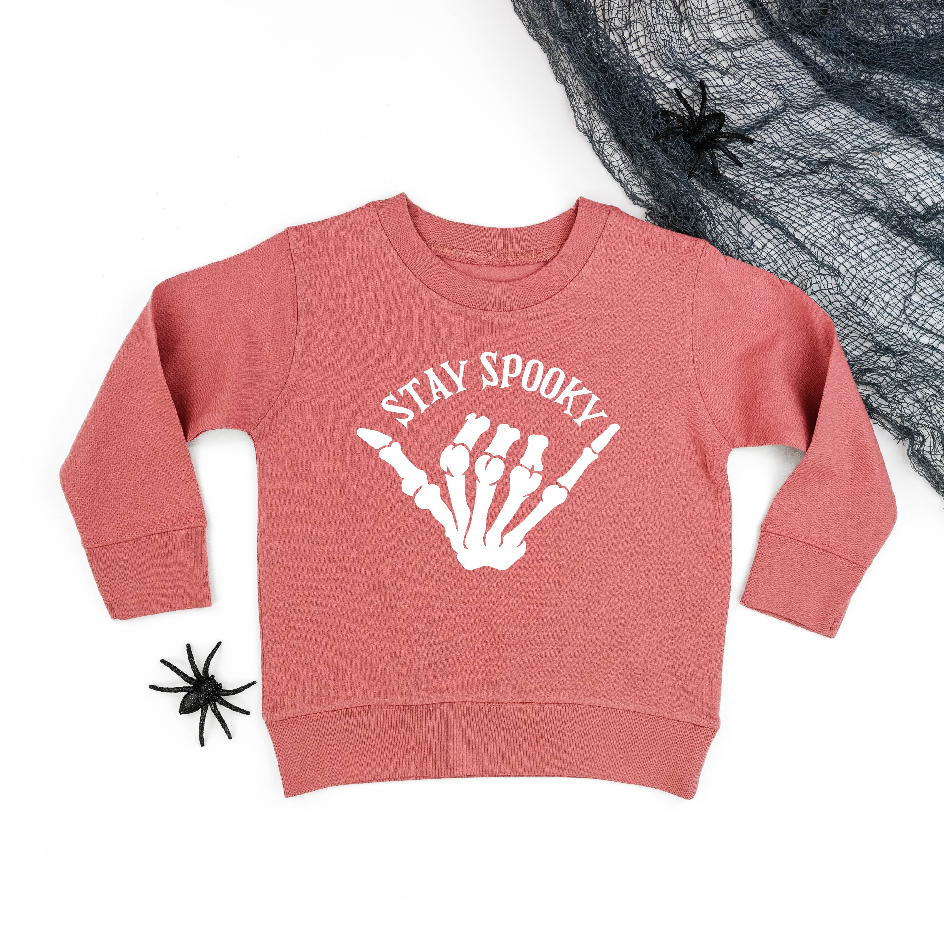 Stay Spooky Skelly Hand - Child Sweater Little Mama Shirt Shop