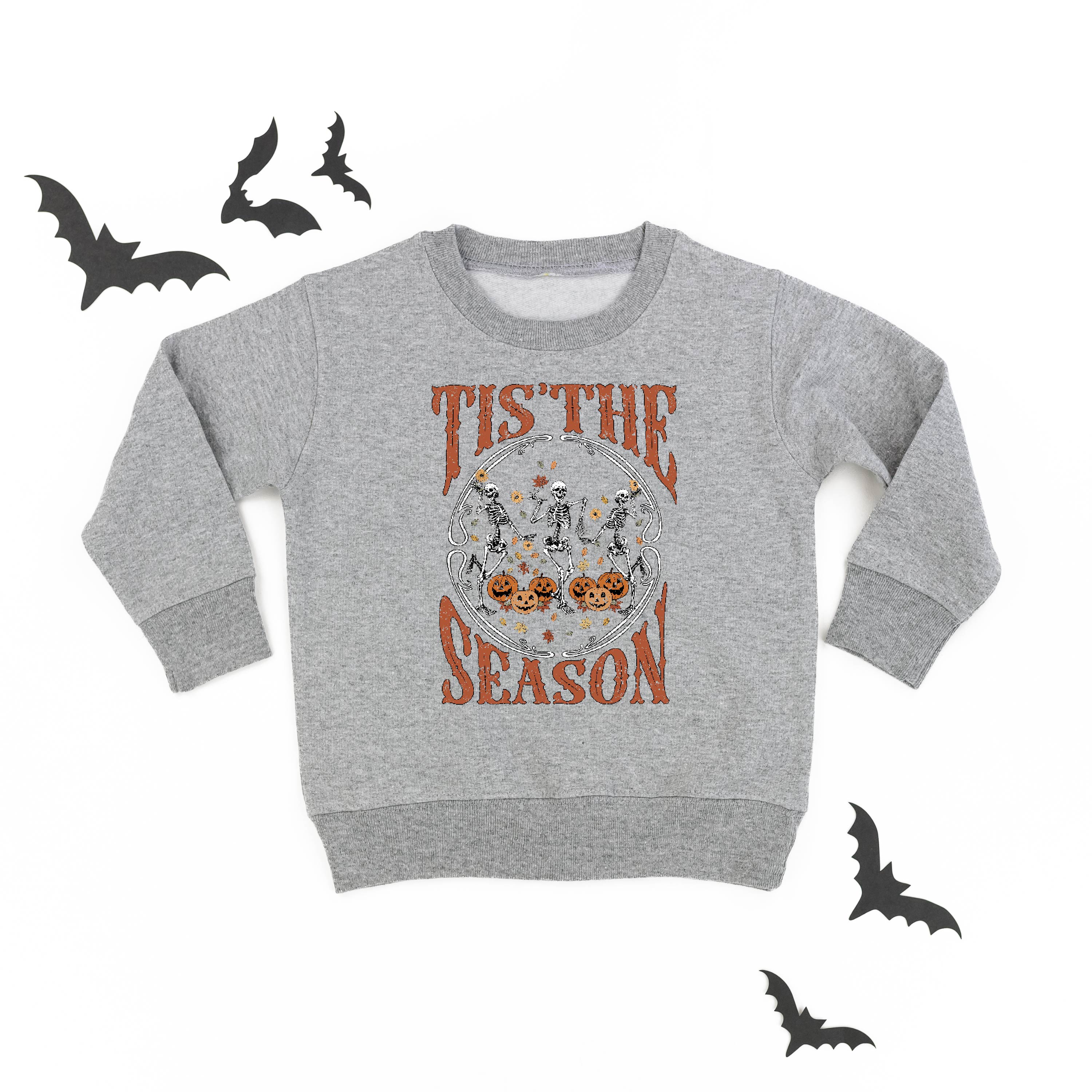 Tis' the Season (Festive Skeletons) - Child Sweater Little Mama Shirt Shop