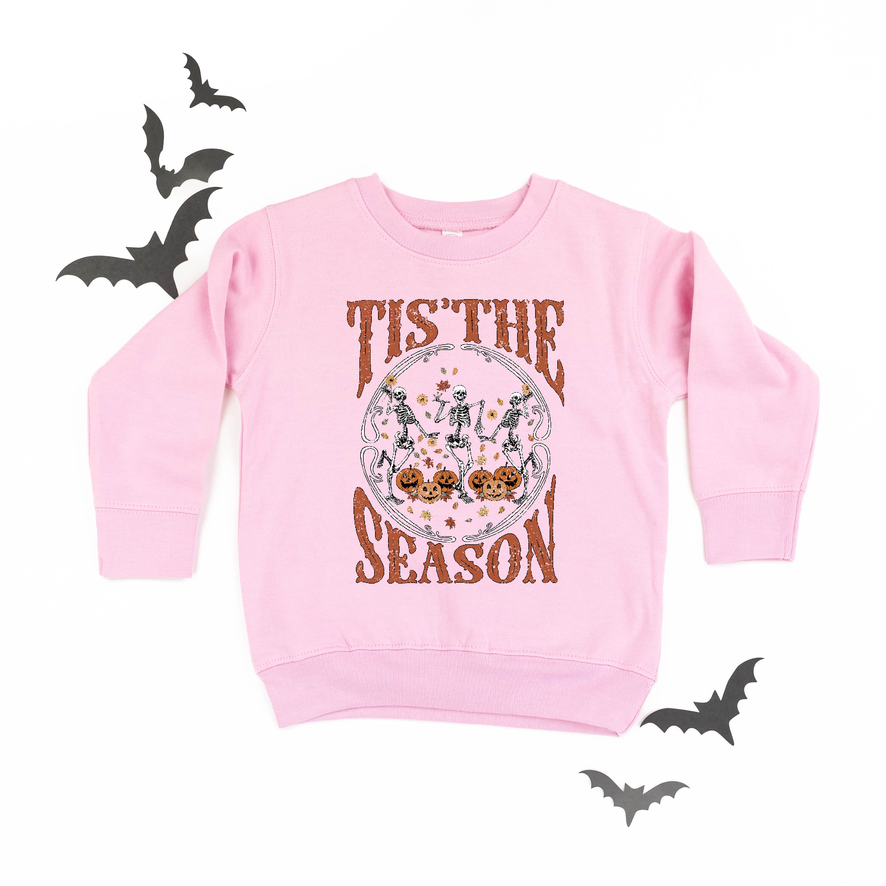 Tis' the Season (Festive Skeletons) - Child Sweater Little Mama Shirt Shop
