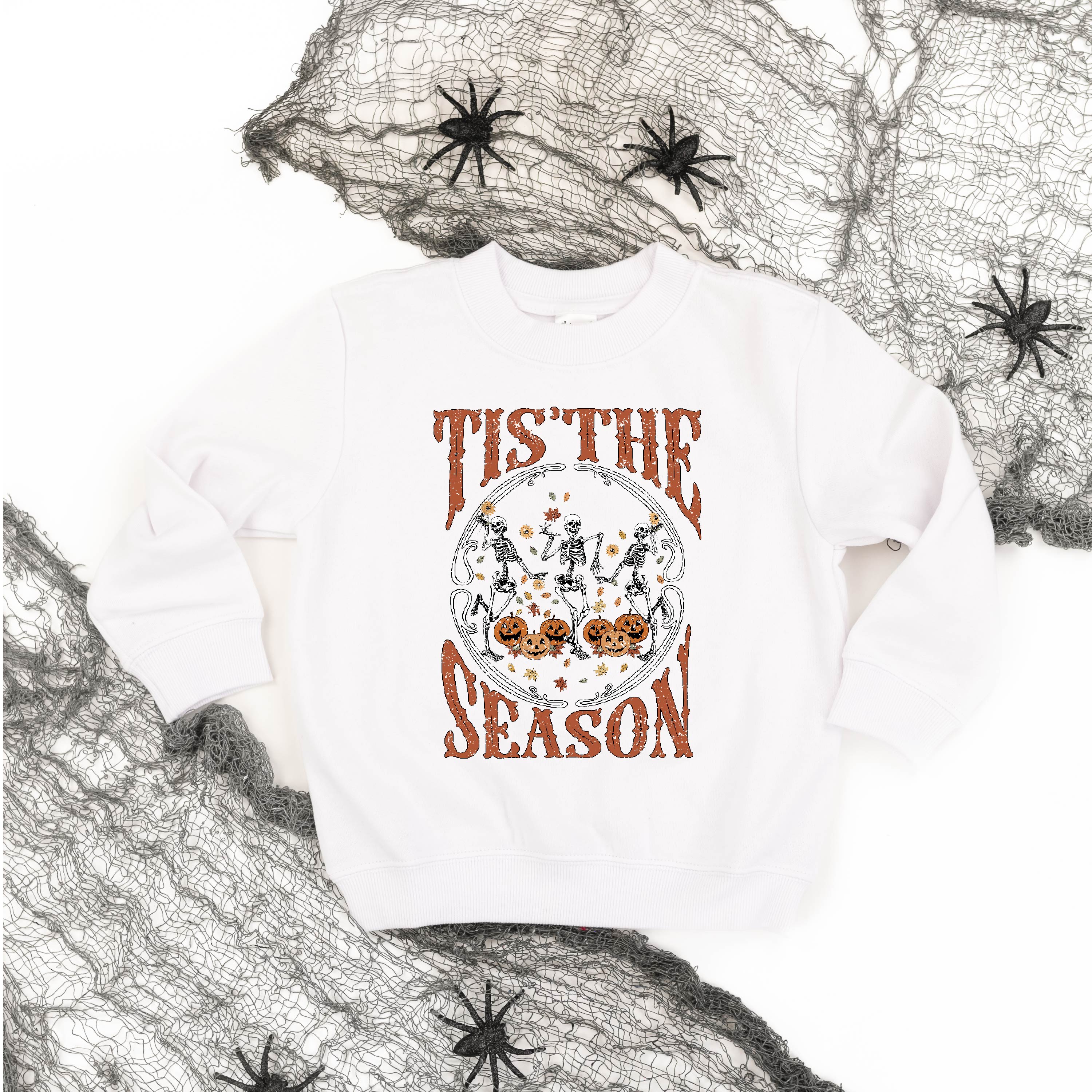 Tis' the Season (Festive Skeletons) - Child Sweater Little Mama Shirt Shop