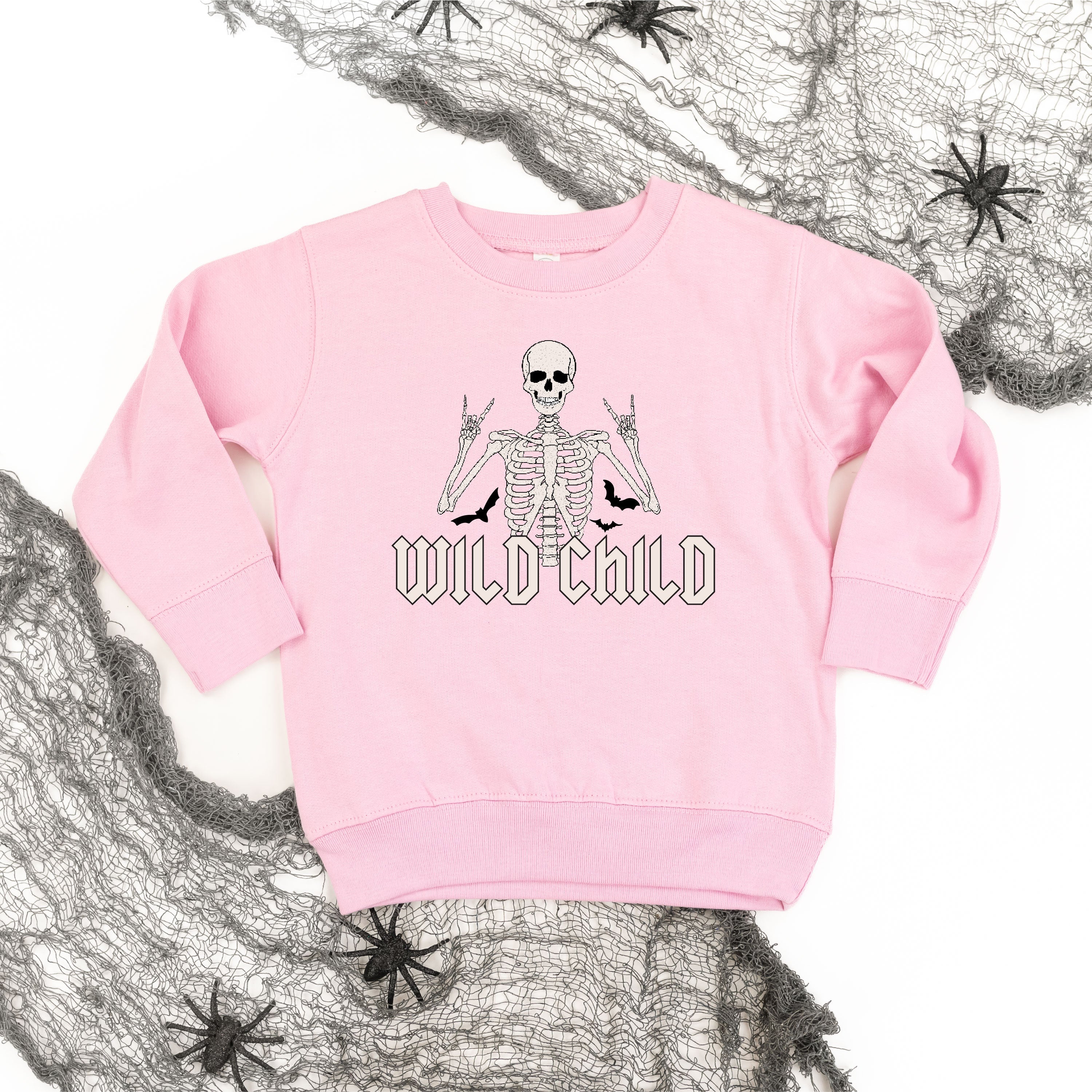 Wild Child Skeleton - Child Sweater Little Mama Shirt Shop