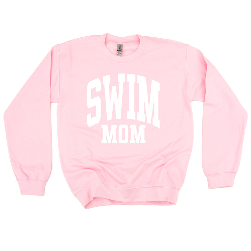 Varsity Style - SWIM MOM - BASIC FLEECE CREWNECK