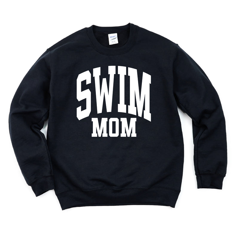 Varsity Style - SWIM MOM - BASIC FLEECE CREWNECK