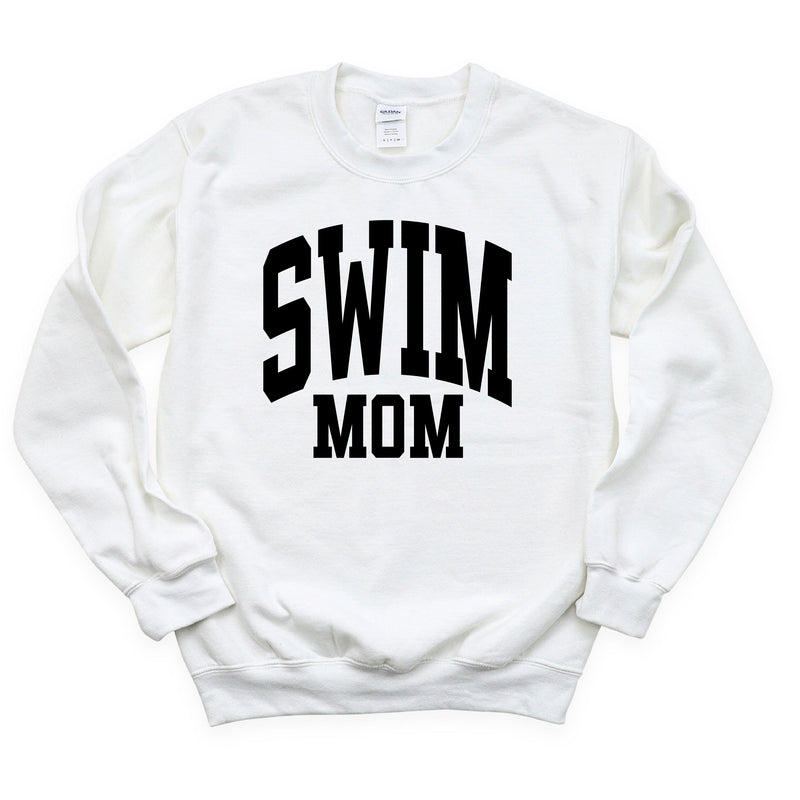 Varsity Style - SWIM MOM - BASIC FLEECE CREWNECK