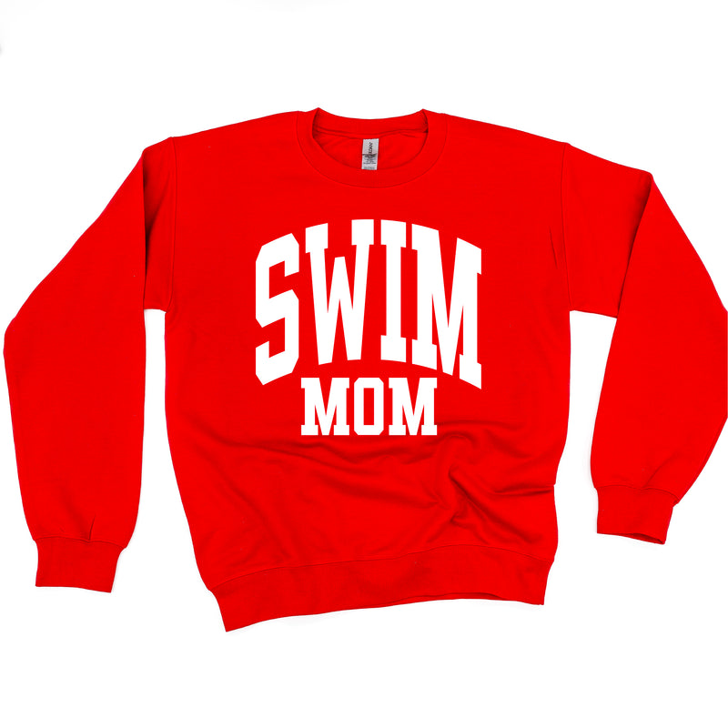 Varsity Style - SWIM MOM - BASIC FLEECE CREWNECK