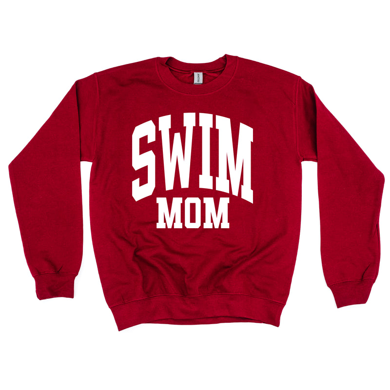 Varsity Style - SWIM MOM - BASIC FLEECE CREWNECK