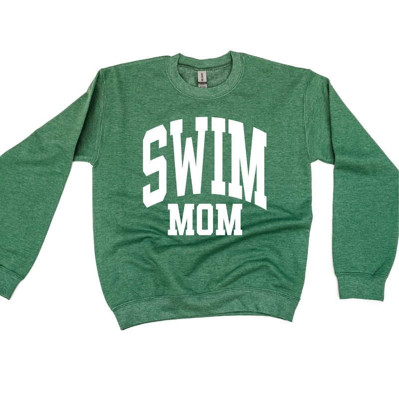 Varsity Style - SWIM MOM - BASIC FLEECE CREWNECK