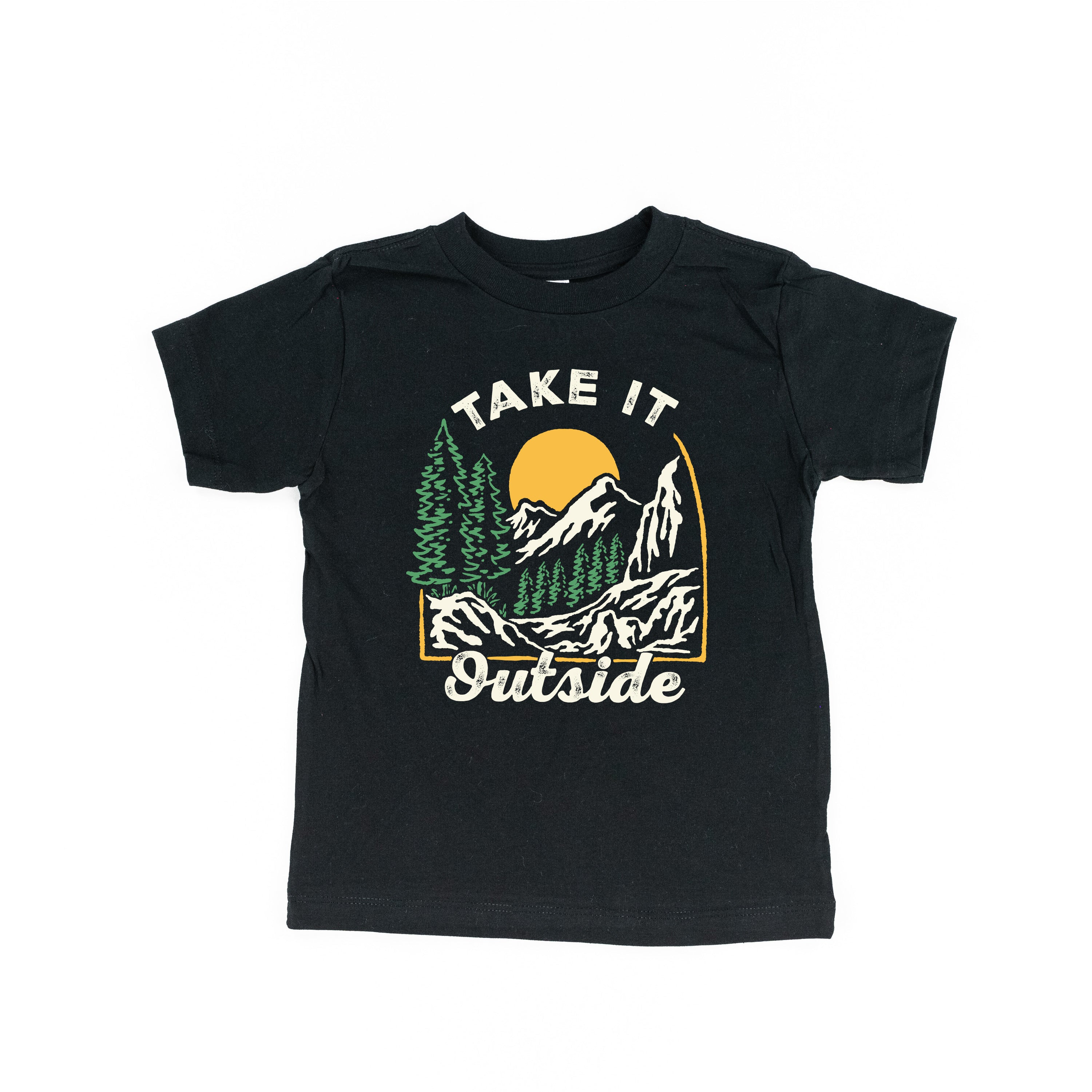 Take It Outside - Black Child Tee Little Mama Shirt Shop