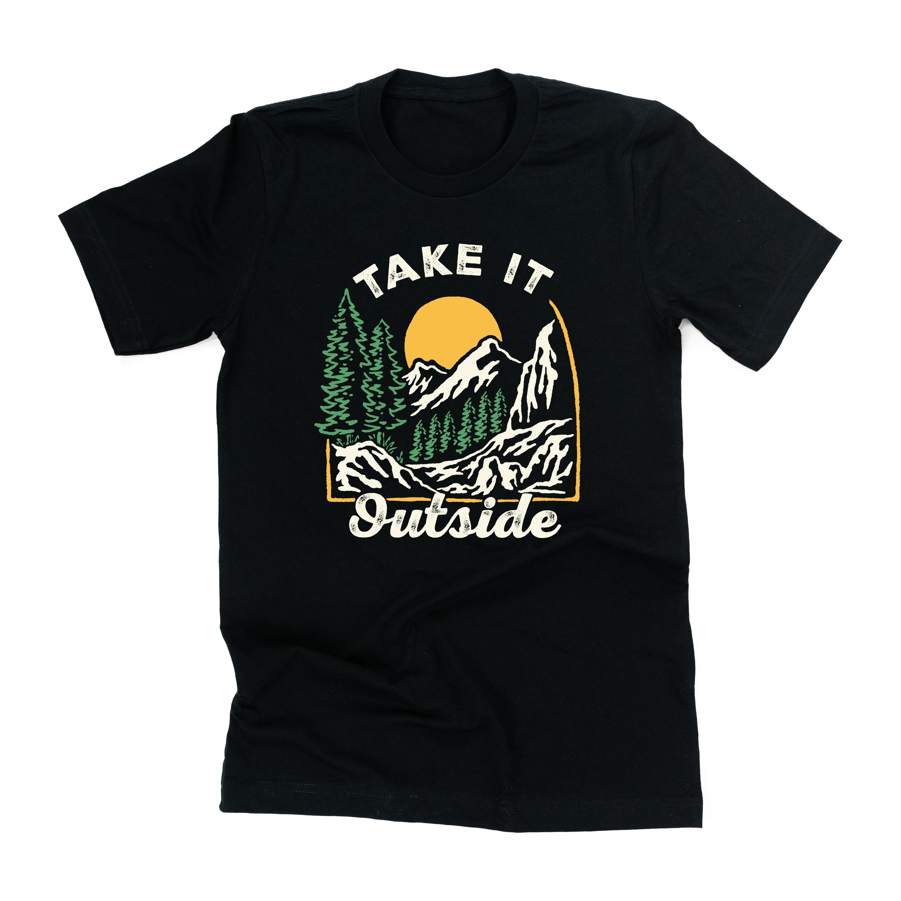 Take It Outside - Set of 2 Black Tees Little Mama Shirt Shop