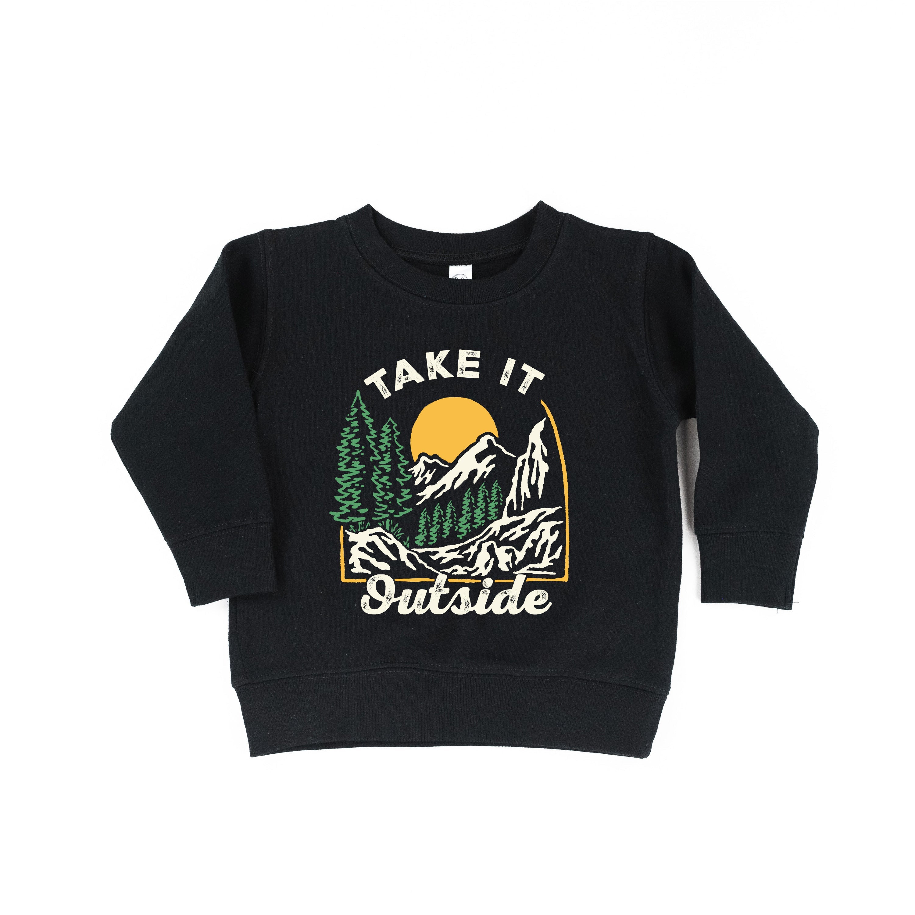 Take It Outside - Black Child Sweater Little Mama Shirt Shop