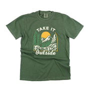 Take It Outside - Comfort Colors Tee Little Mama Shirt Shop