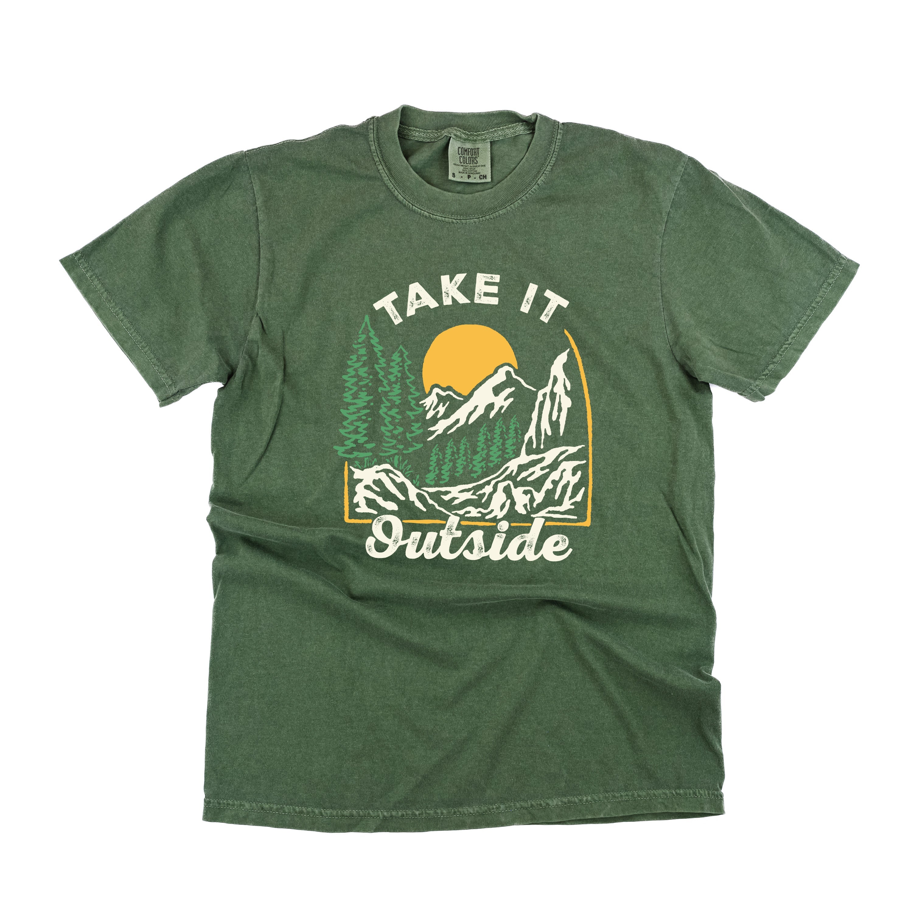 Take It Outside - Comfort Colors Tee Little Mama Shirt Shop