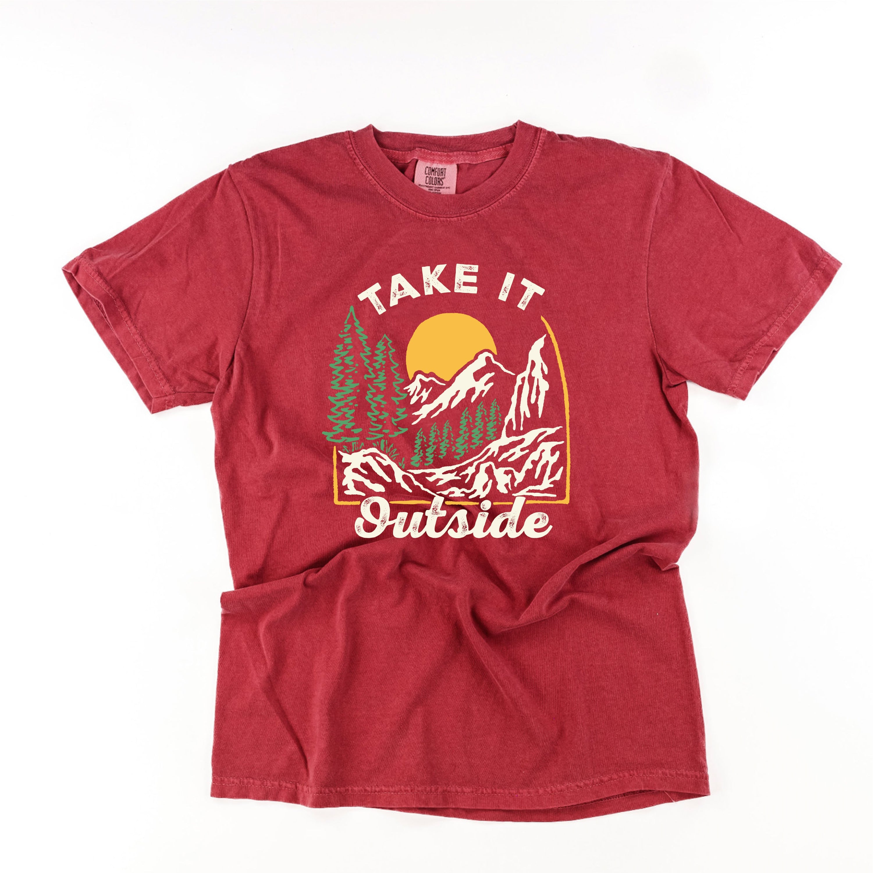 Take It Outside - Comfort Colors Tee Little Mama Shirt Shop