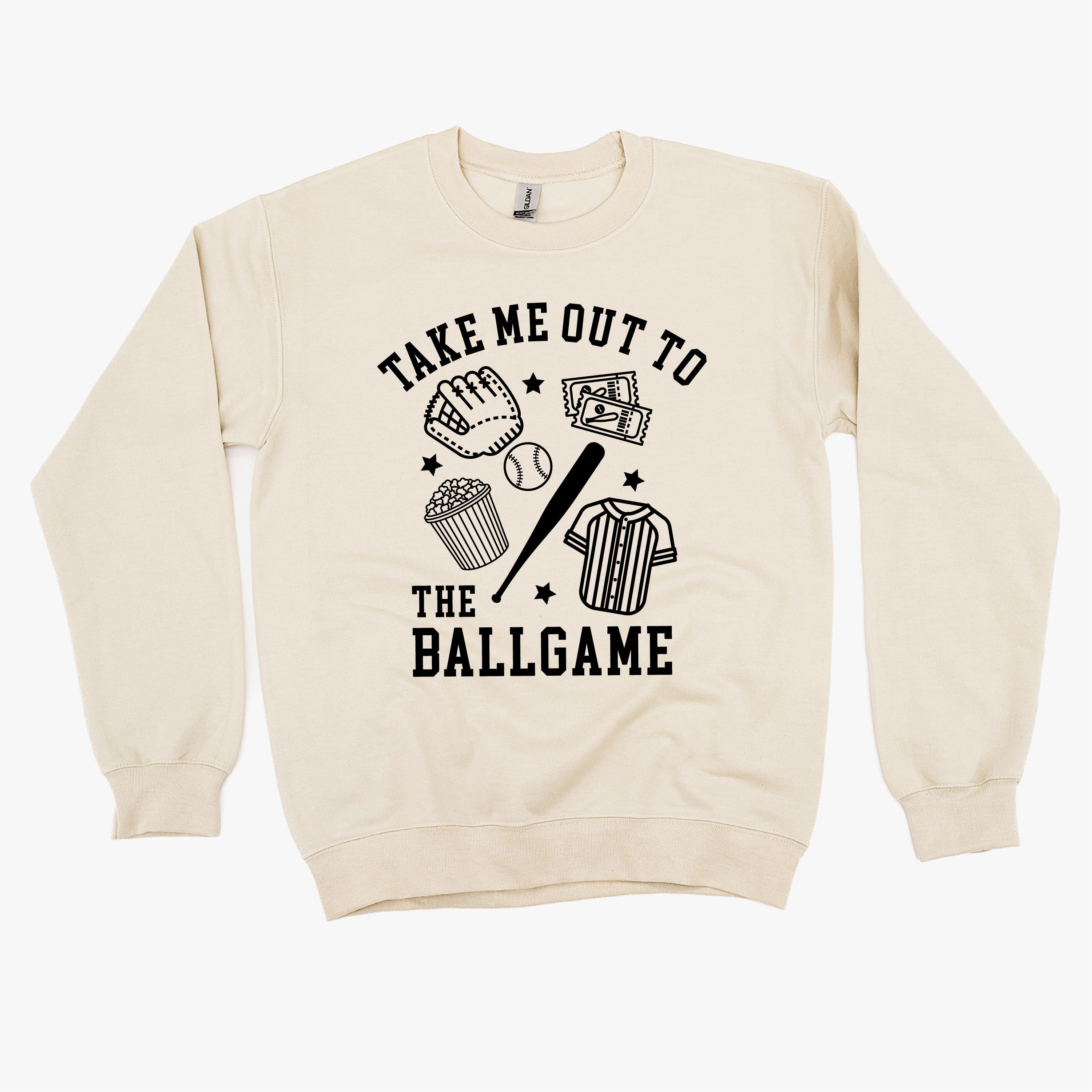 Take Me Out To The Ballgame - BASIC Fleece Little Mama Shirt Shop LLC