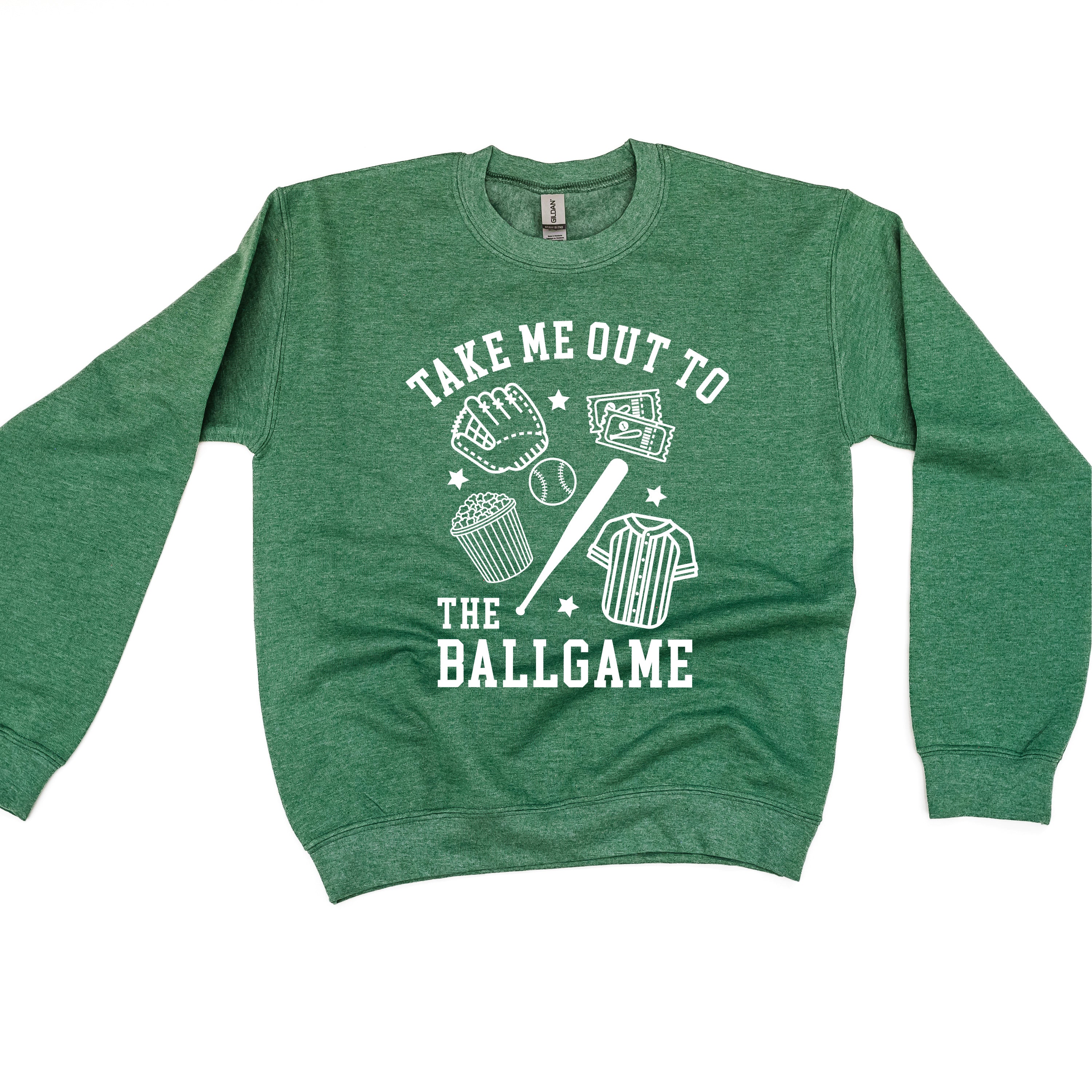 Take Me Out To The Ballgame - BASIC Fleece Little Mama Shirt Shop LLC