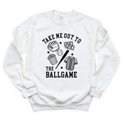 Take Me Out To The Ballgame - BASIC Fleece Little Mama Shirt Shop LLC