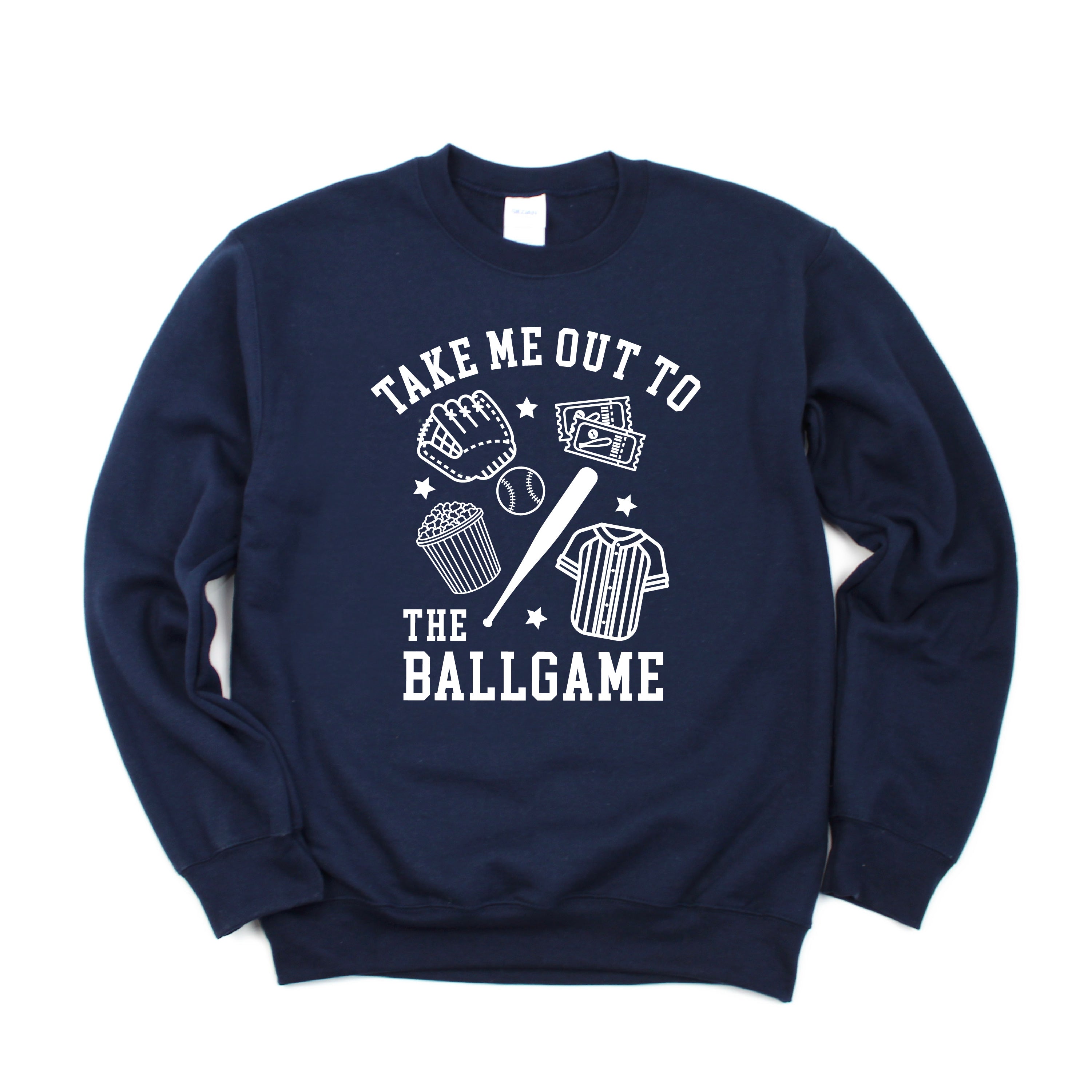Take Me Out To The Ballgame - BASIC Fleece Little Mama Shirt Shop LLC
