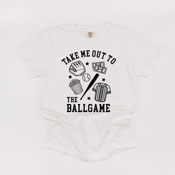 Take Me Out to the Ballgame - SHORT SLEEVE COMFORT COLORS TEE